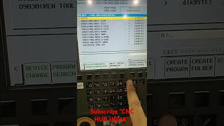 How to make New program in CNC cnc cncprogram newprogram newprogramvideo cncsetting cncshorts [upl. by Ashraf]