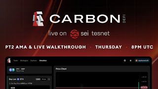 Pt 2 Bancor x Sei Community AMA amp Live Carbon DeFi Walkthrough [upl. by Barsky]