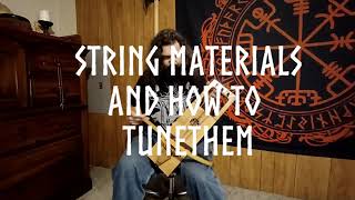 TagelharpaTalharpa String Materials and How to Tune Them [upl. by Ociram]