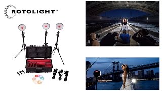 Rotolight Neo Kit 3 x LEDVideoleuchte BiColor mit Transportkoffer Lampenstativen [upl. by Lledniw]