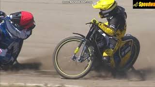 SturzCrashUpadek Kacper Teska 1Pl Liga Speedway [upl. by Latoye895]