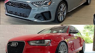 B8 vs B9 S4 with 034 Carbon Intakes [upl. by Chrysa]