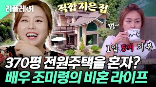 370평 전원주택에 혼자 산다 배우 조미령의 비혼 라이프🏡 조미령 비행소녀ㅣMBN 20170904 방송 [upl. by Eirojam]