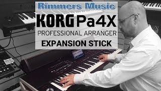 Korg Pa4X Expansion Stick  Rimmers Music [upl. by Rothberg]