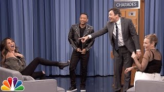 Charades with Chelsea Handler John Legend and Chrissy Teigen [upl. by Crysta311]