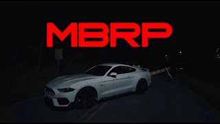 Mustang Gt MBRP STREET CATBACK H pipe exhaust [upl. by Octave]