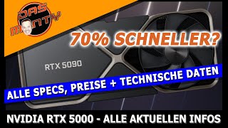 Nvidia GeForce RTX 5000  ALLE AKTUELLEN INFOS zur RTX 5090 5080 5070 und 5060  70 schneller [upl. by Annabell]