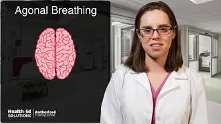 Agonal Breathing Explained  CPR Certification Institute [upl. by Tullusus]