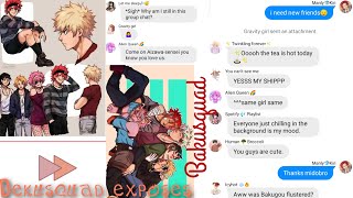 Bnha texts  Dekusquad exposes Bakusquads Tiktoks Part 2 [upl. by Nolak]