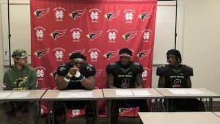 North Central Football Press Conference vs Illinois Wesleyan 11423 [upl. by Etienne171]