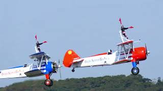 wingwalkers at Prestwick for airshow 2024 [upl. by Zzahc24]