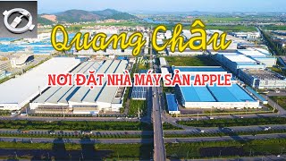 FlycamKhu Công Nghiệp Quang Châu Việt Yên Bắc Giang  Toàn Cảnh Dãy Trọ Núi Hiểu Quang Châu [upl. by Yllac]