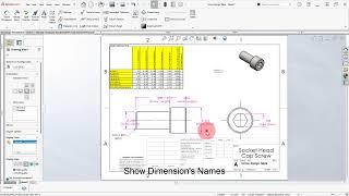 4 Add Design Table Show Dimension Names [upl. by Prentice]