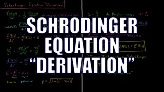 Quantum Chemistry 31  Schrodinger Equation quotDerivationquot [upl. by Ahcsropal331]