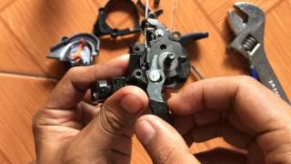 How to Repair or Assemble Shifter Shimano Alivio M4000 [upl. by Buffum]