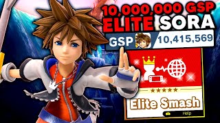 This is what a 10000000 GSP Sora looks like in Elite Smash [upl. by Derfnam]