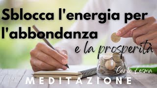 Riprogramma La Tua Mente sblocca labbondanza e la prosperità Meditazione Guidata [upl. by Sukcirdor]