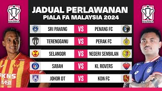 Terdapat perubahan Jadual Terkini Piala FA Malaysia 20242025  Pusingan 16 [upl. by Alocin21]