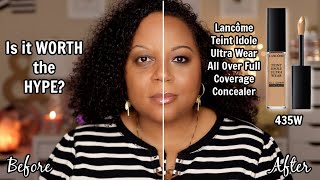 Lancôme Teint Idole Ultra Wear All Over Full Coverage Concealer Shade 435W  Is it WORTH the Hype [upl. by Tnias]