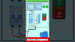 Control Panel For Single Phase Motor shots [upl. by Lynd932]