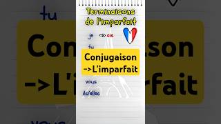 La Conjugaison  Terminaisons de limparfait [upl. by Ihtak]