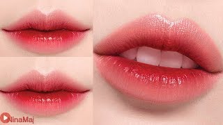 Korean Gradient Lips ♥ How To Gradient Lips [upl. by Agan]