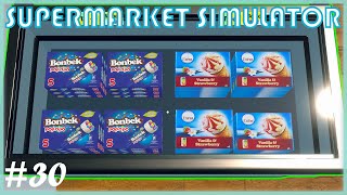 Leckeres Eis und andere Tiefkühlprodukte  Supermarket Simulator  30 [upl. by Rellia]