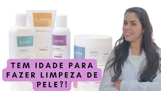 limpeza de pele profunda em adolescentepasso a passo com kit lakma [upl. by Main489]