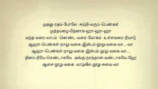 Aasai Nooru Vagai 275 Tamil Karaoke Tamil Lyrics by Dharshan YouTube [upl. by Merralee]