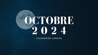 Calendrier Lunaire  Cheveux Ongles amp Épilation  Octobre 2024 [upl. by Anhcar491]