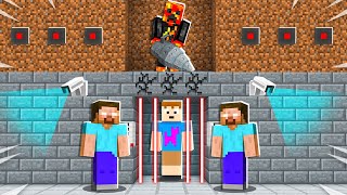 Saving FGTeeV from Herobrines Underground Prison  Minecraft [upl. by Imotih154]