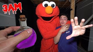 IT WORKS USING GIANT POTION ON ELMO DOLL AT 3 AM HE COMES TO LIFE [upl. by Colleen680]