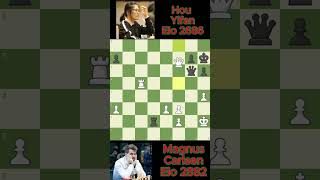 Magnus Carlsen vs Hou Yifan chess 901 [upl. by Eanom]