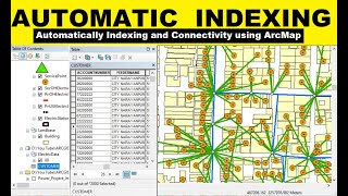 Automatic Indexing Connectivity in ArcMap  auto indexing I Automatic Index I Automatic class Index [upl. by Onitsoga]