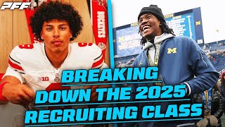 Reacting to the Top 2025 Recruiting Classes and Players  PFF [upl. by Ysabel]