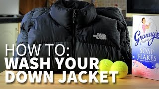 How to wash your down jacket [upl. by Akoyin]