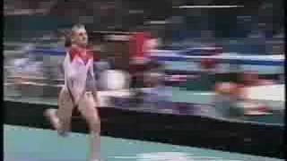 Simona Amanar 96 Olympics Compulsory Vault [upl. by Vardon819]