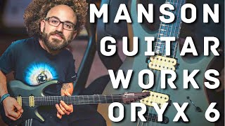 When Nolly Collaborates On A Guitar  Manson Guitar Works ORYX 6 [upl. by Acina]