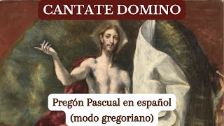 Pregón Pascual en español modo gregoriano [upl. by Lunna951]