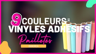 Vinyle Adhésif Pailleté pour Personnaliser des Objets  DIY Facile [upl. by Alyda]