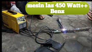 REVIEW MESIN LAS BENZ 450WATT MMA120A [upl. by Kramer738]