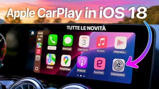 Apple CarPlay in iOS 18  Tutte le Novità [upl. by Salangi488]