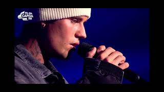 Justin Bieber  Lonely Live At Capital Jingle Bell Ball 2021 [upl. by Davis]