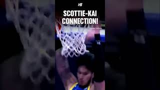 NAGAAMUYAN Scottie Thompson to Kai Sotto for a jam Gilas Pilipinas vs Hongkong [upl. by Lissak]