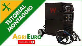 Montaggio Saldatrice a filo professionale Awelco UNIMIG 250 PROCRAFT [upl. by Standford804]