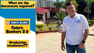 HDFC Future Banker 20 Documentation Requirements  HDFC Bank  Top Private Bank Jobs [upl. by Jania240]