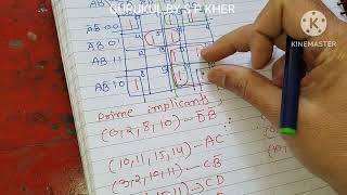 Q39 write all prime implicants and essential prime implicants for following Boolean functions [upl. by Whitby]