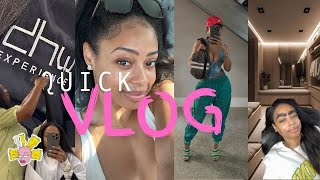 Quick Vlog New Haircut  New Eyebrows  Closet Sneak Peek  The Black Family Matters [upl. by Analahs]