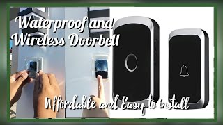 Wireless Doorbell  Paano gamitin ang wireless doorbell  Cacazi [upl. by Arlette]