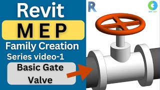 Revit Tutorials Mastering Revit MEP Family Creation  Creating Basic Gate Valve [upl. by Mafalda]